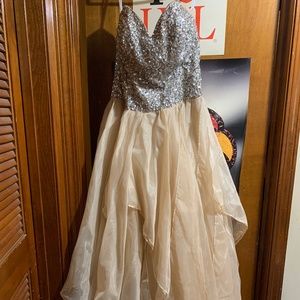 All sold together for one price. Prom are evening long dresses and a jumpsuit